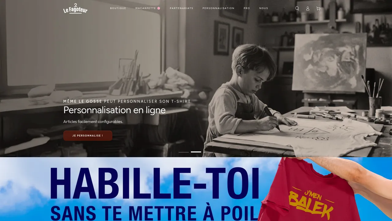Aperçu du site lafabrik-pezenas.com