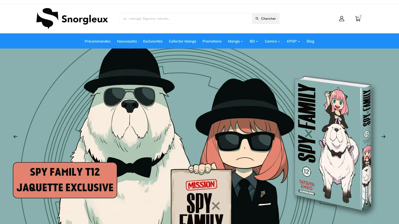 Aperçu du site L'antre du snorgleux