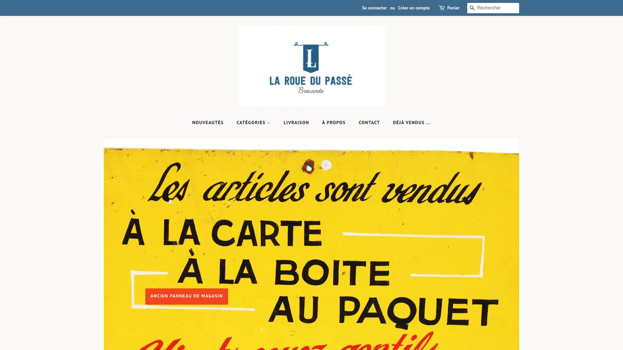 Aperçu du site larouedupasse.com