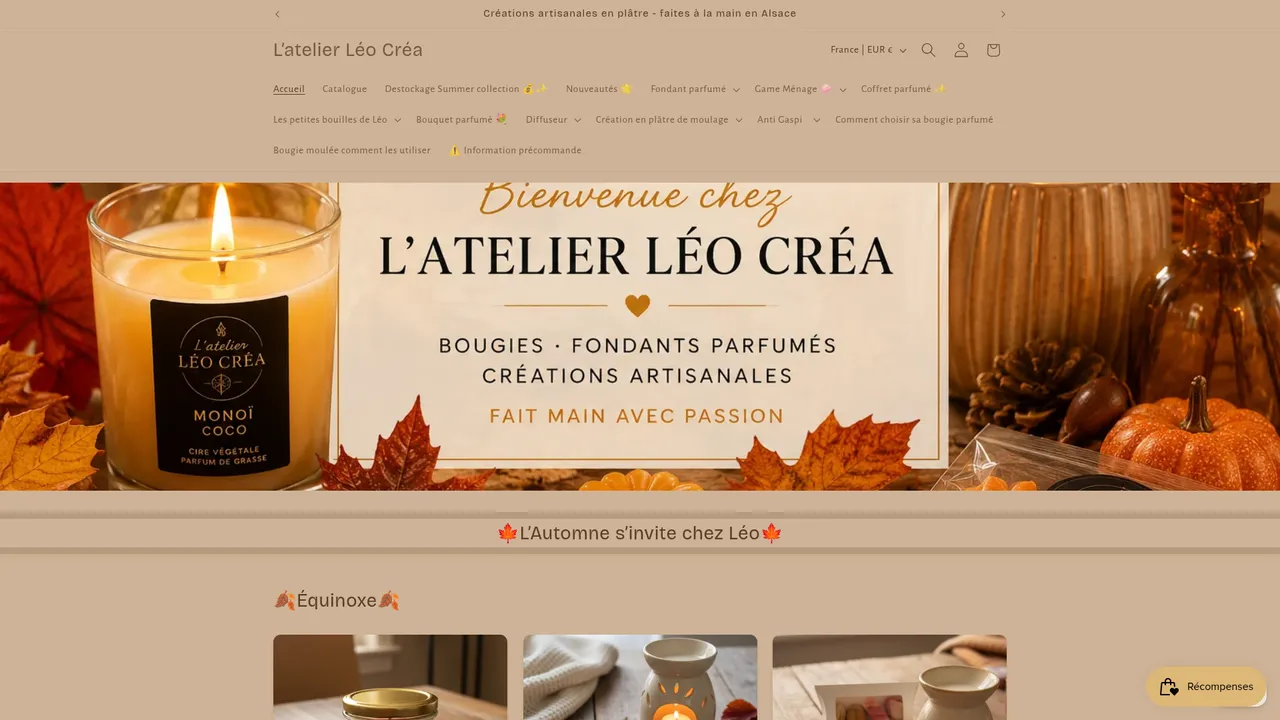 Screenshot de L’atelier Léo Créa