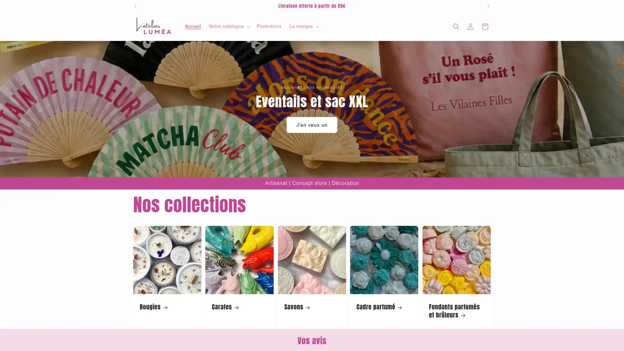 Screenshot de L'atelier Luméa