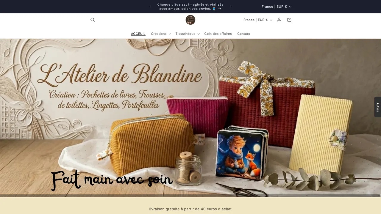 Screenshot de L'Atelierdeblandine