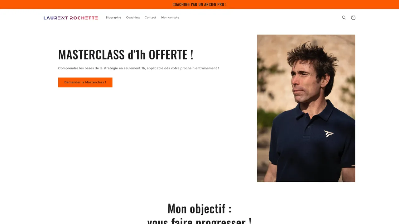 Screenshot de laurentrochette.com