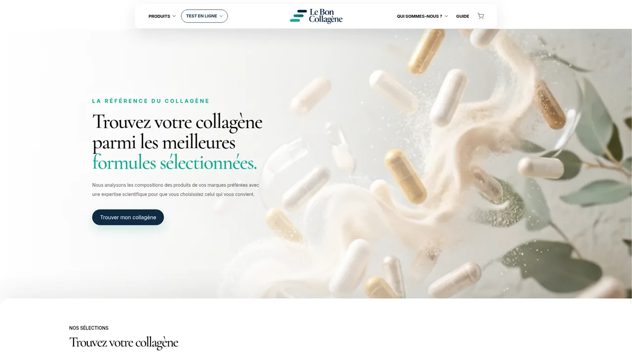 Screenshot de Le Bon Collagène