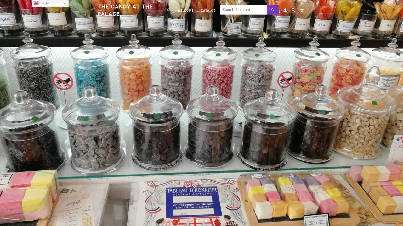 Aperçu du site Le Bonbon au Palais