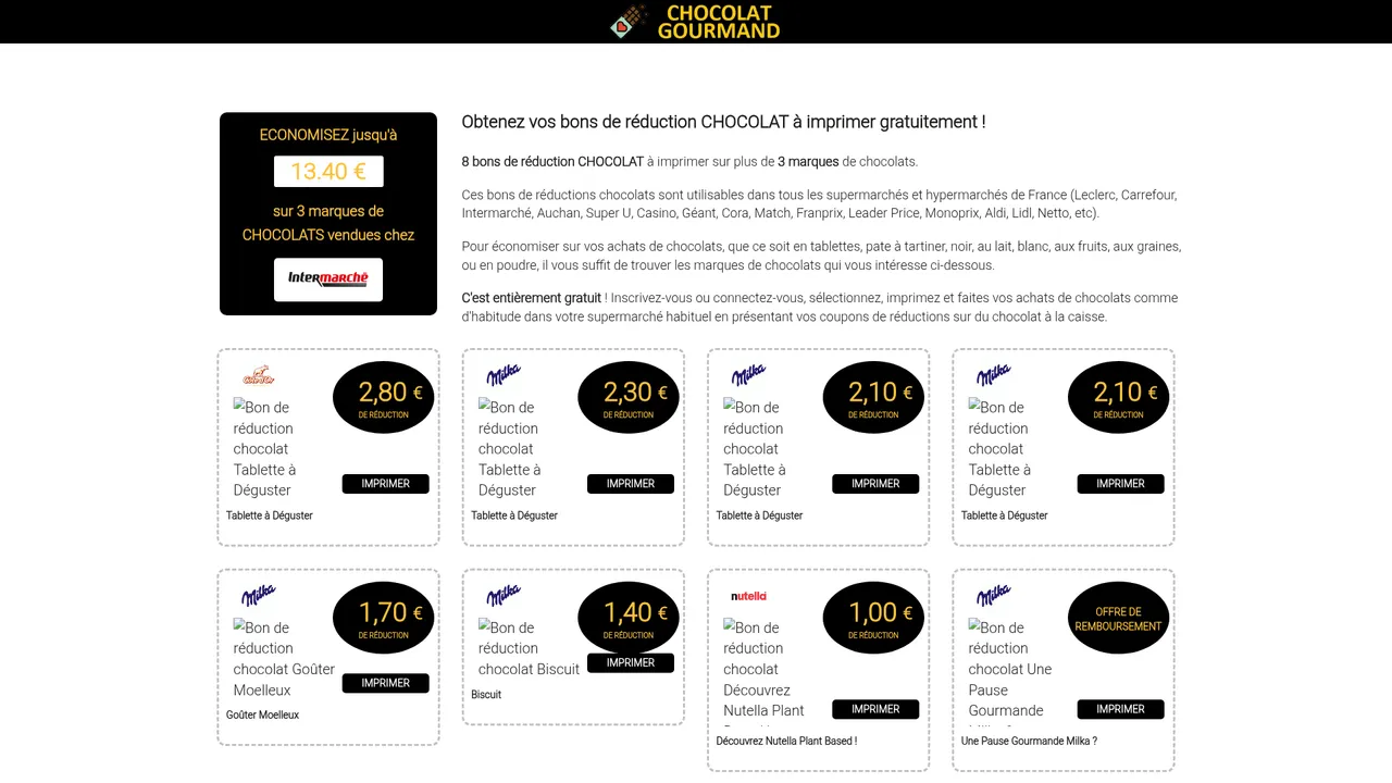 Screenshot de Le chocolat belge un vrai délices pour vos papilles