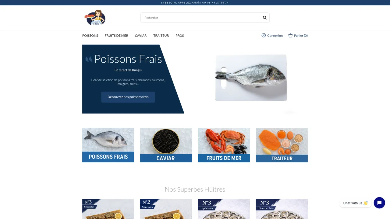 Aperçu du site Le Comptoir d'Anaïs