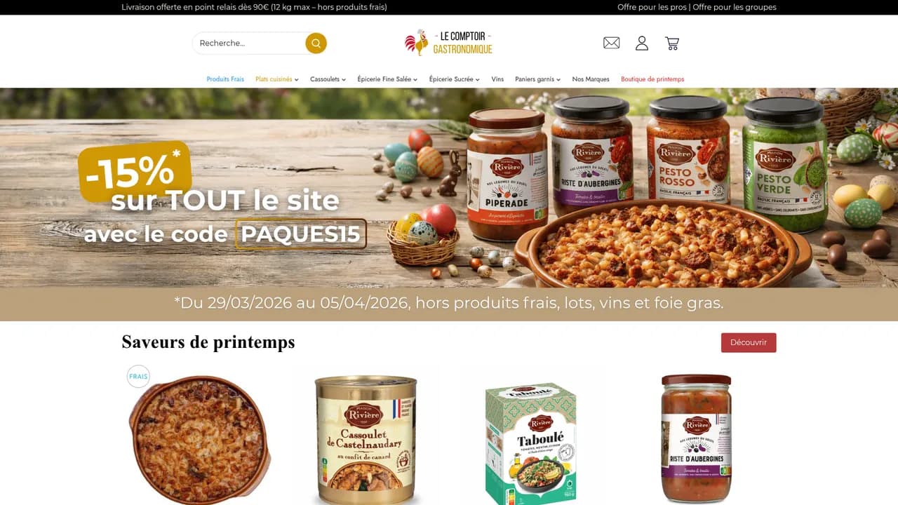 Screenshot de Le Comptoir Gastronomique