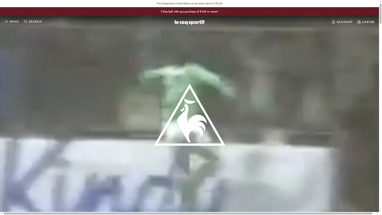 Screenshot de Le Coq Sportif