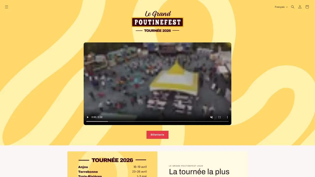 Screenshot de Le Grand PoutineFest