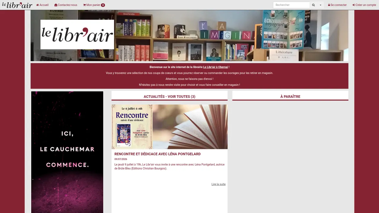 Screenshot de Le Libr'air
