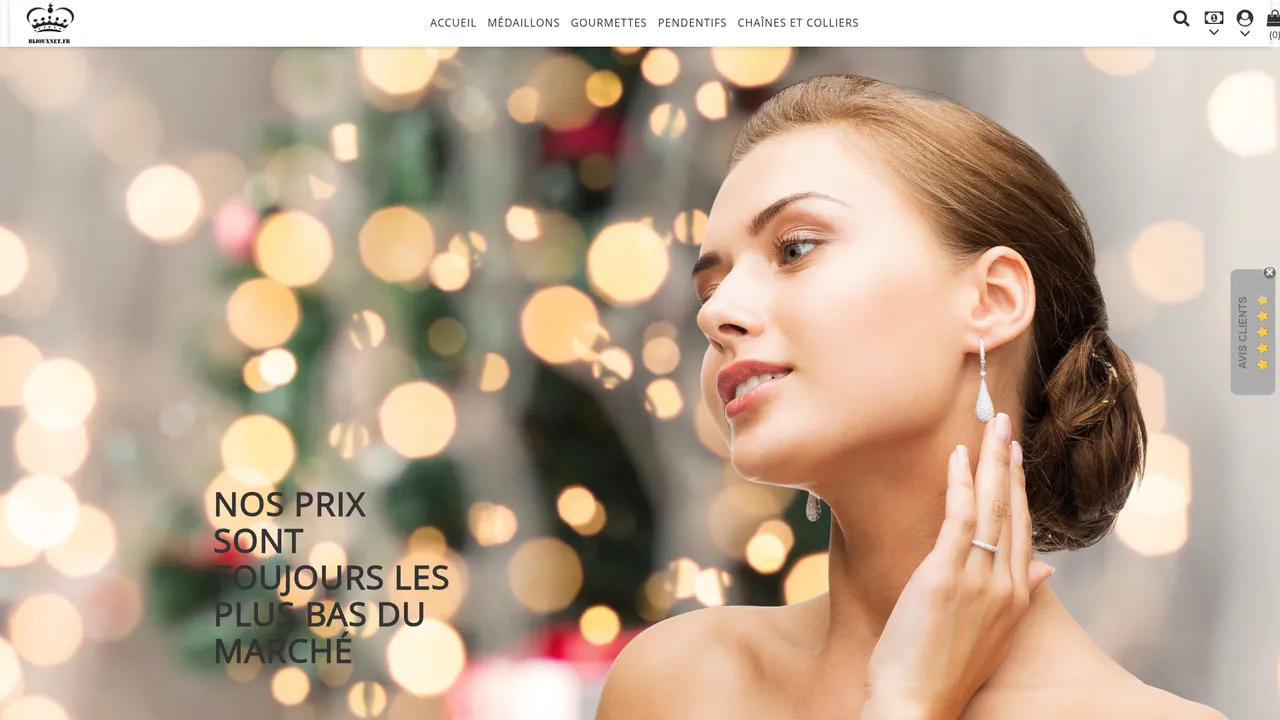 Aperçu du site Le spécialiste des bijoux gravés
