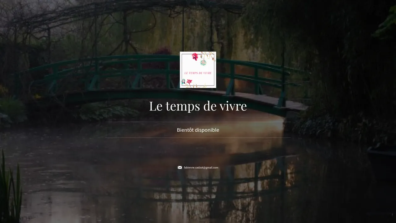 Aperçu du site Le temps de vivre