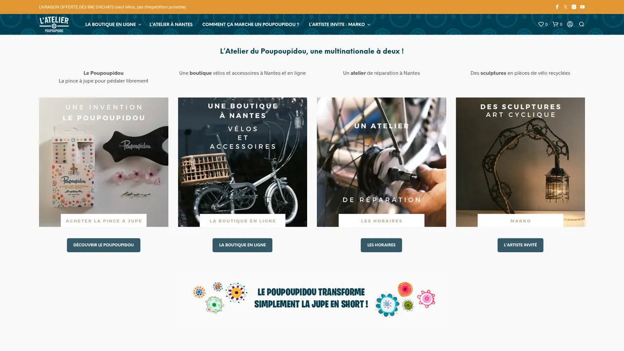 Screenshot de lepoupoupidou.fr