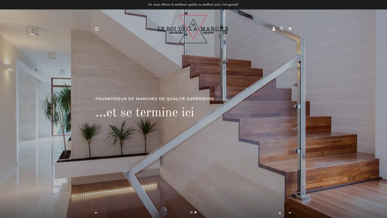 Screenshot de leroidelamarche.com