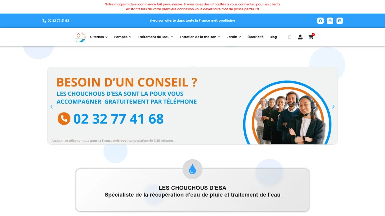 Aperçu du site Les chouchous d'Esa