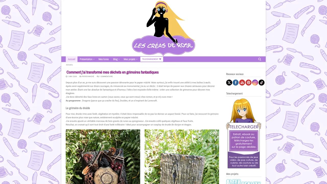 Screenshot de Les créas de Rose
