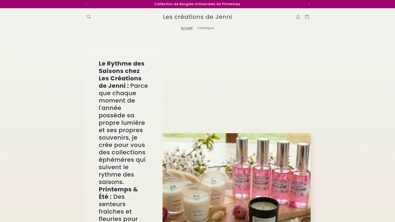 Screenshot de Les créations de Jenni