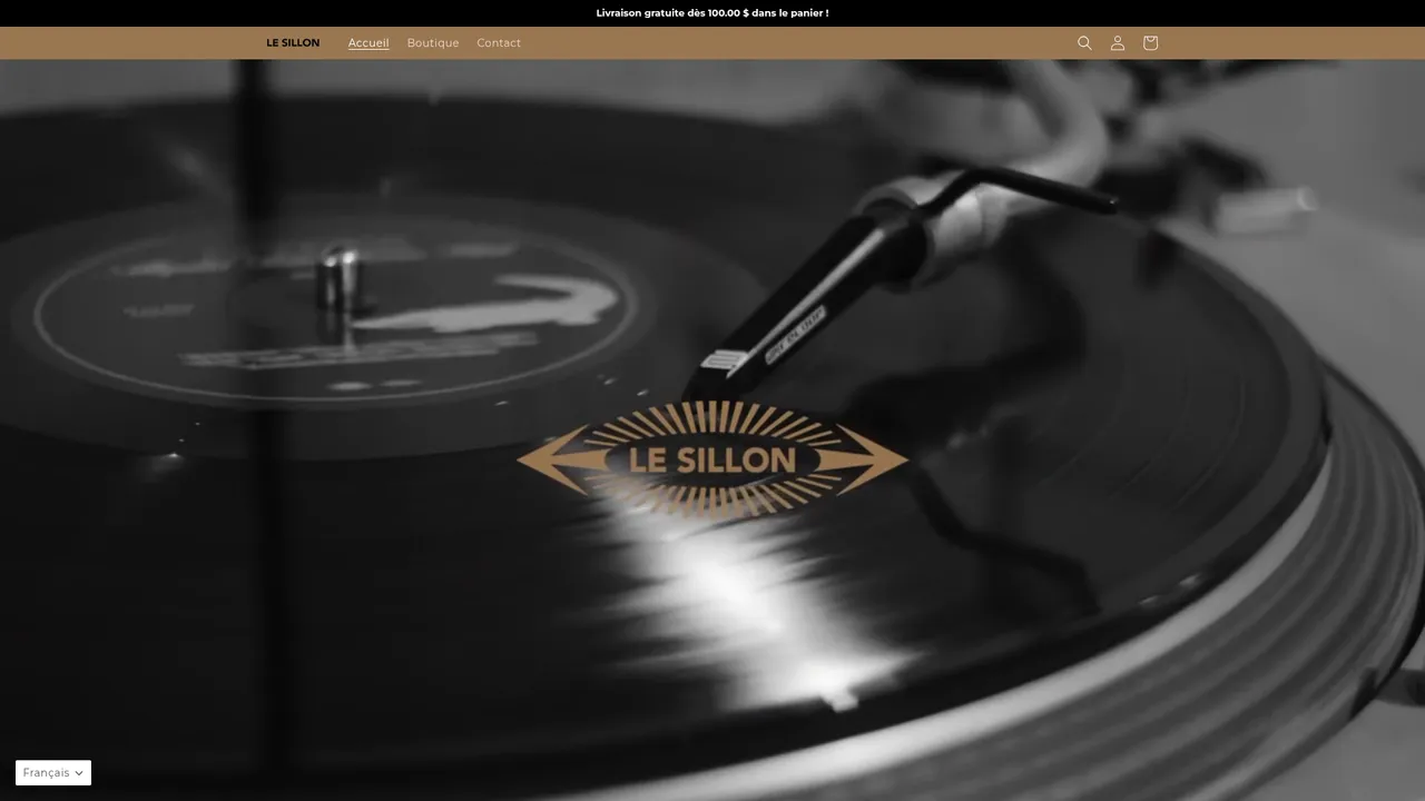 Screenshot de lesillon.ca