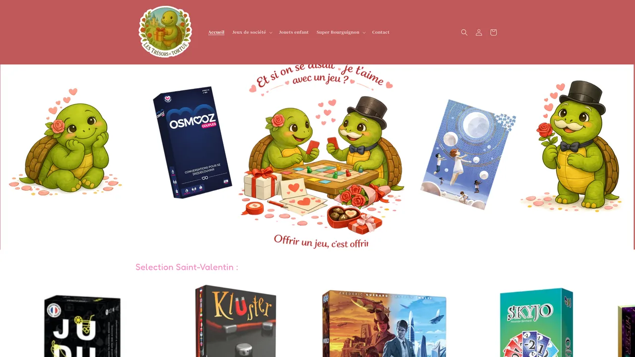 Aperçu du site lestresorsdetortue.fr