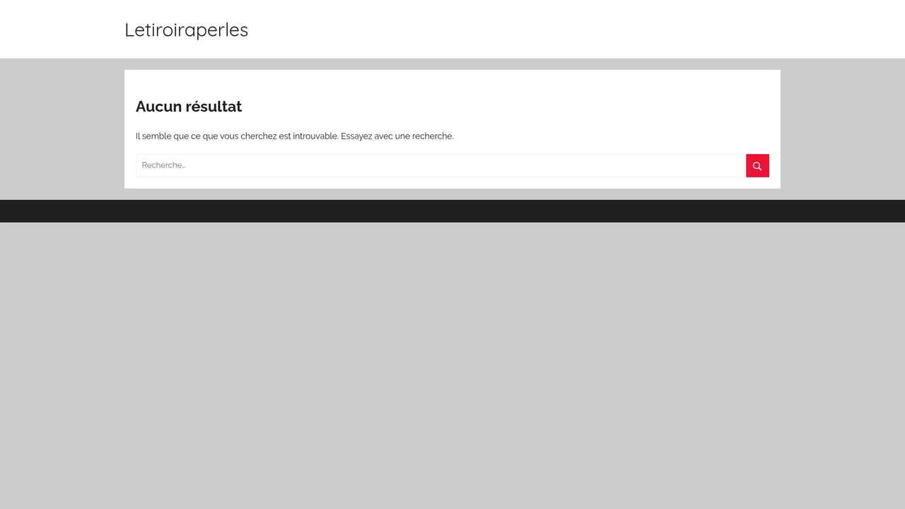 Screenshot de LeTiroirAPerles.com, perles et accessoires