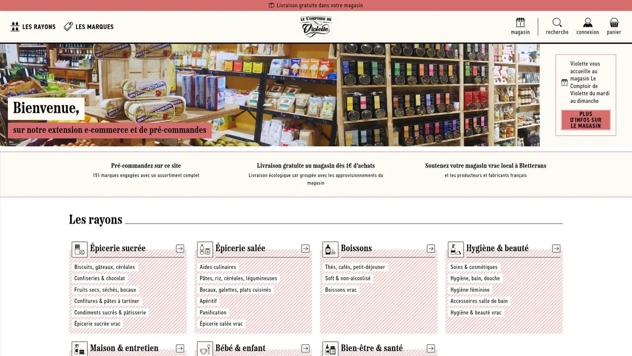 Aperçu du site L'Extension