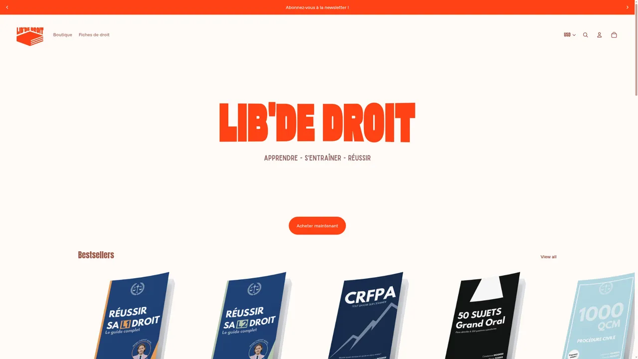 Screenshot de Lib' de Droit