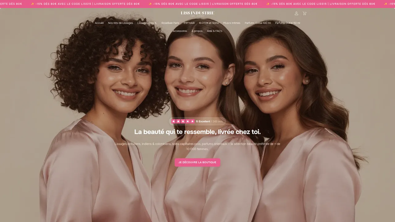 Screenshot de liss-industrie.com