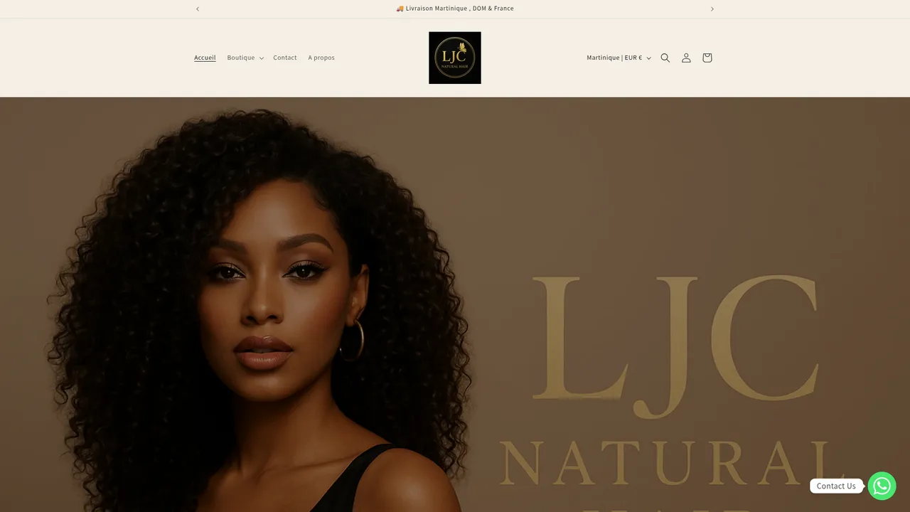 Screenshot de LJC NATURAL HAIR