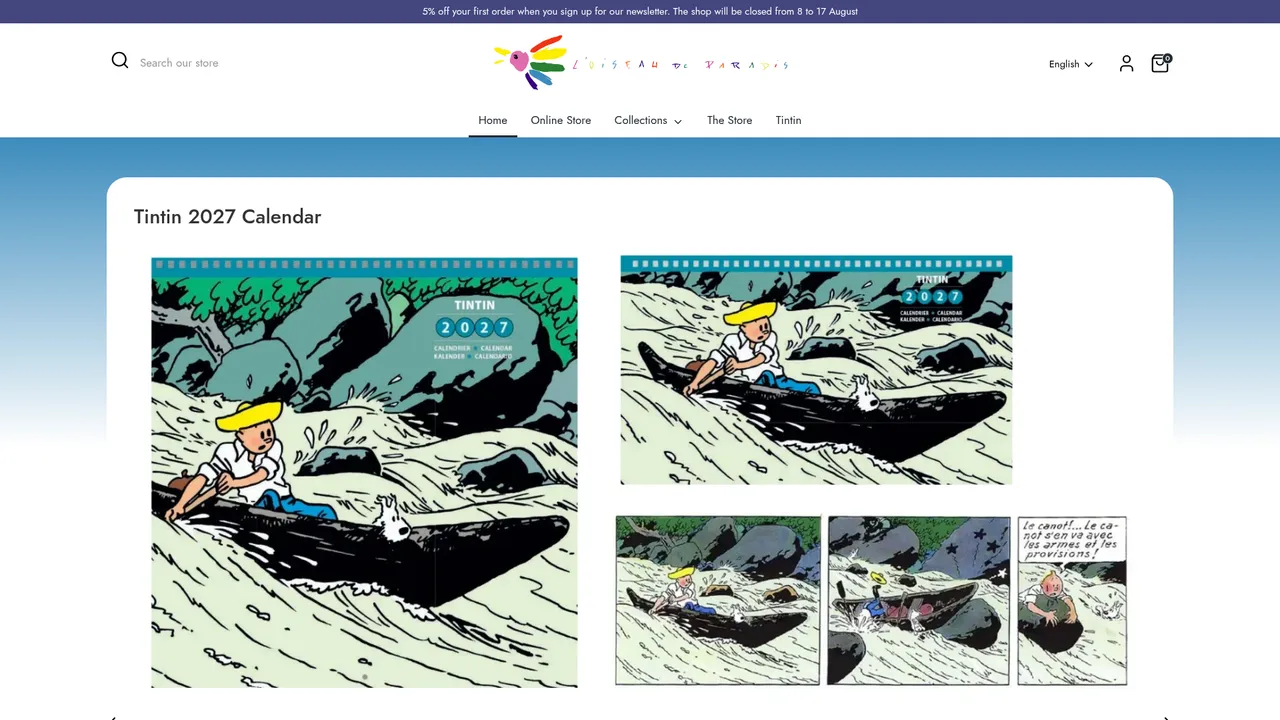 Screenshot de L'Oiseau de Paradis – Toy and Game Store since 1932