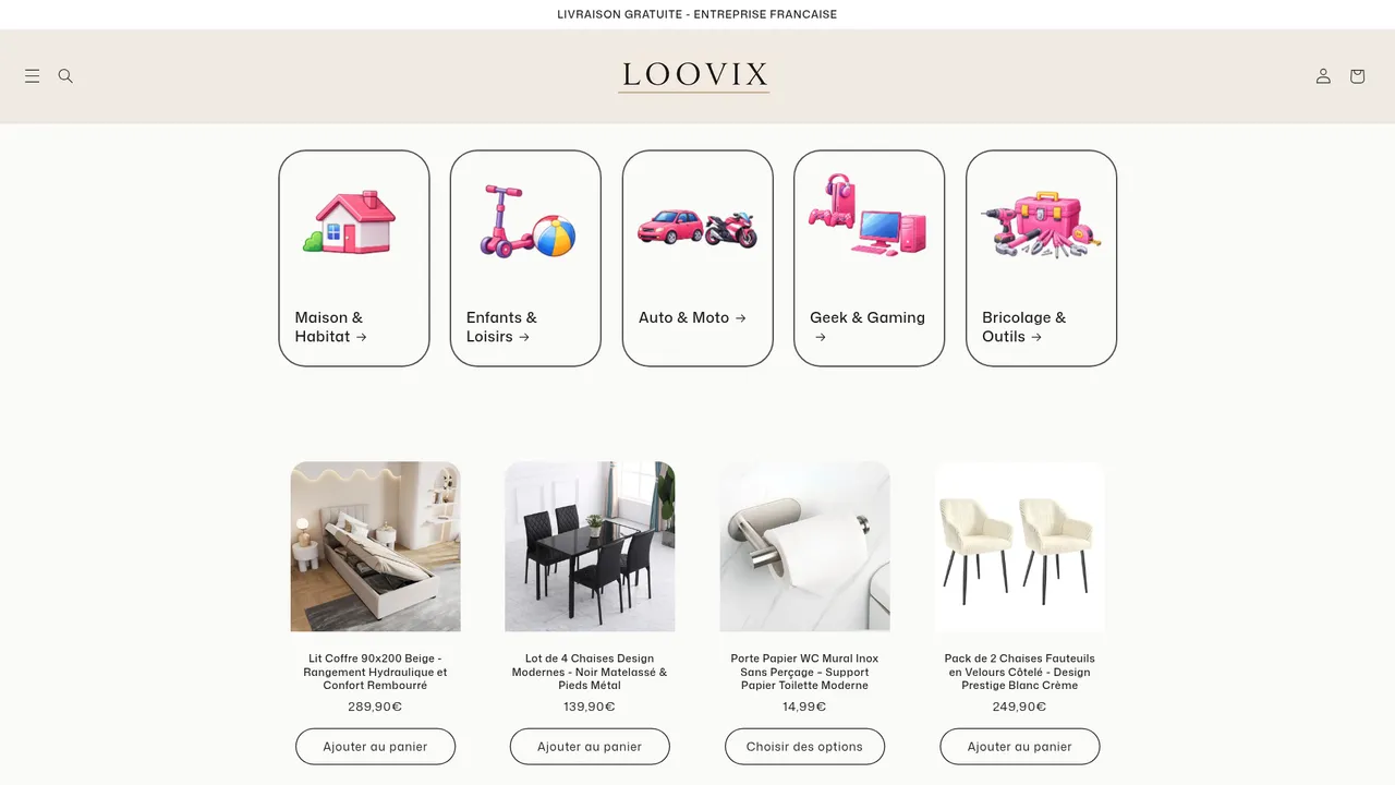Screenshot de Loovix