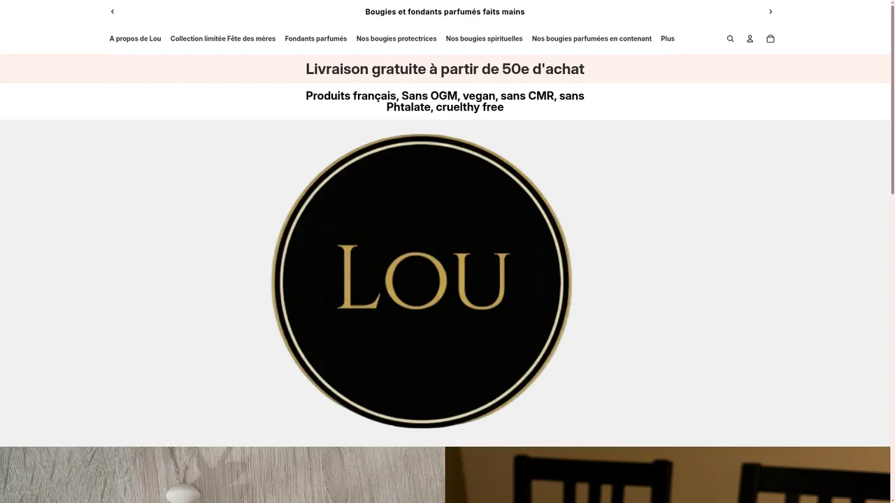Aperçu du site LOU