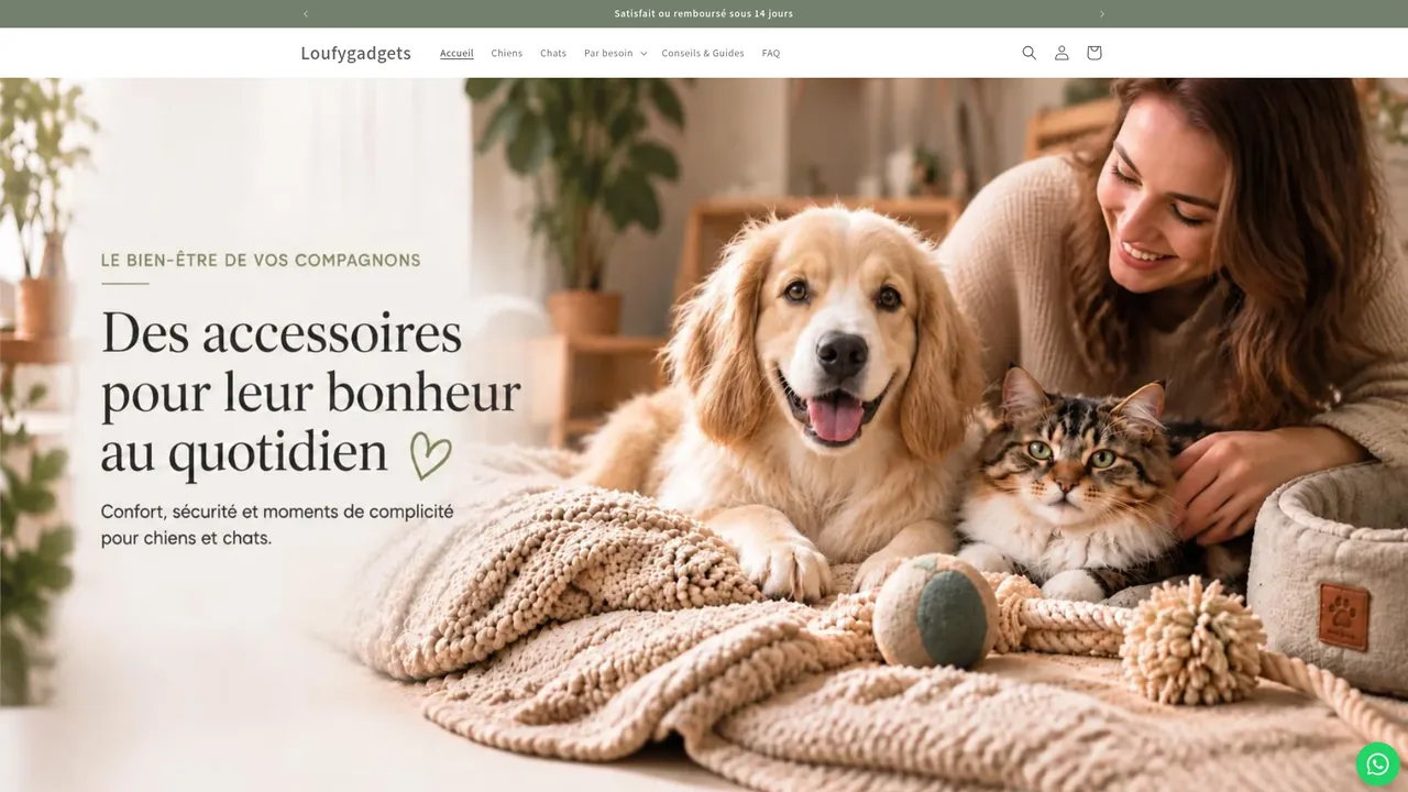 Screenshot de Loufygadgets