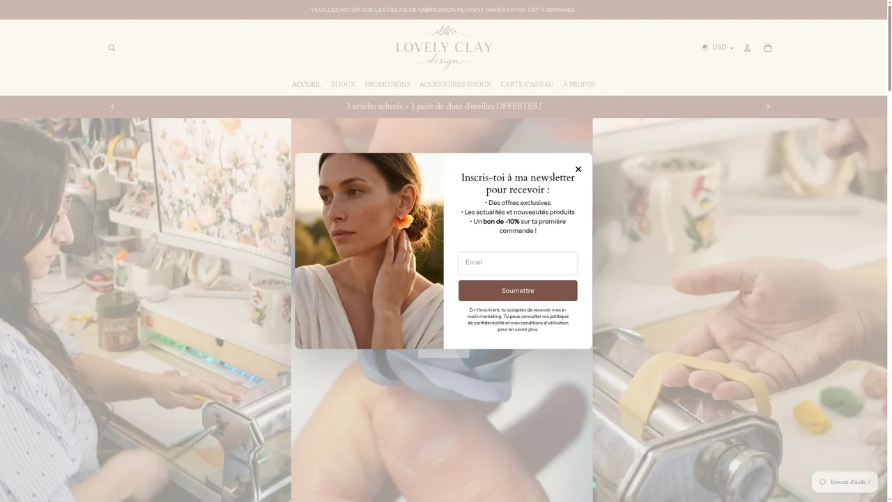 Screenshot de Lovely Clay Design