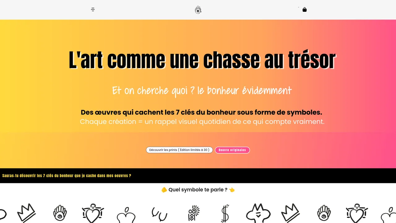 Screenshot de lucecee.art