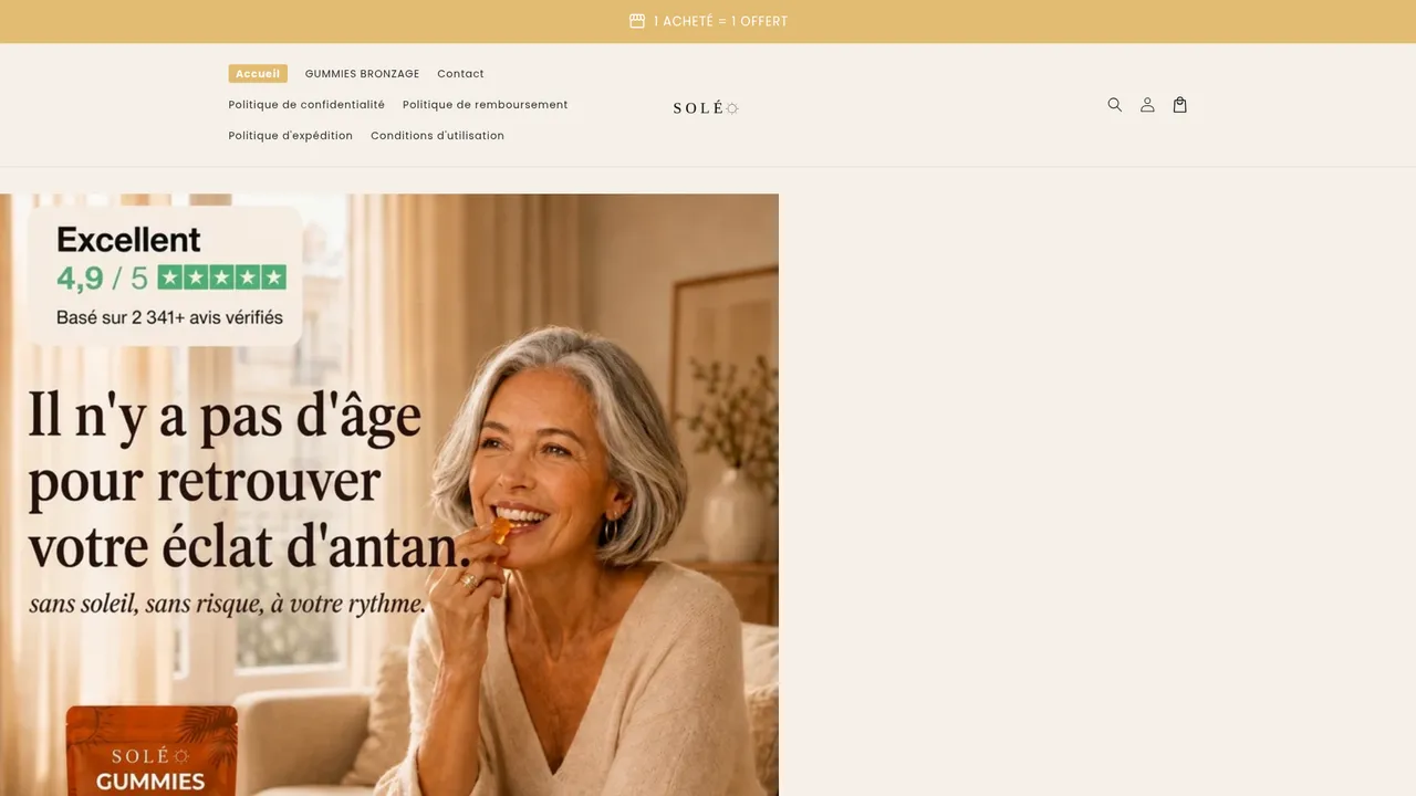 Aperçu du site Lumea