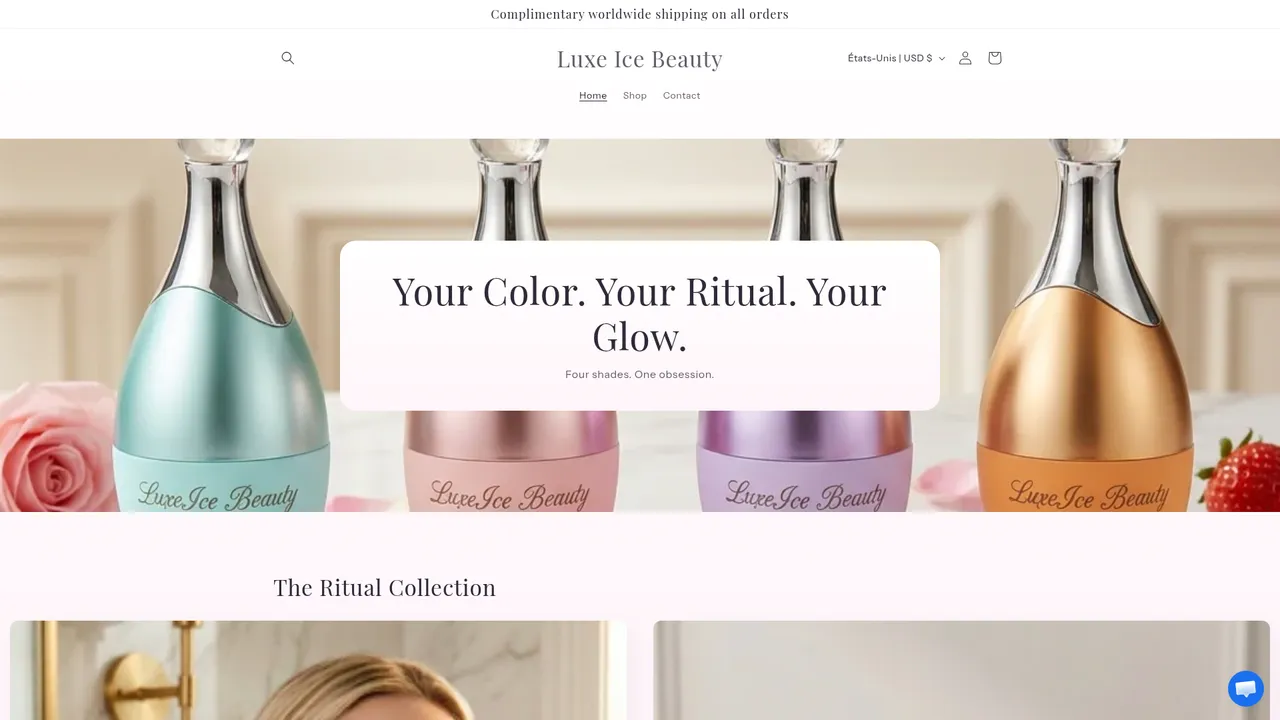 Screenshot de Luxe Ice Beauty
