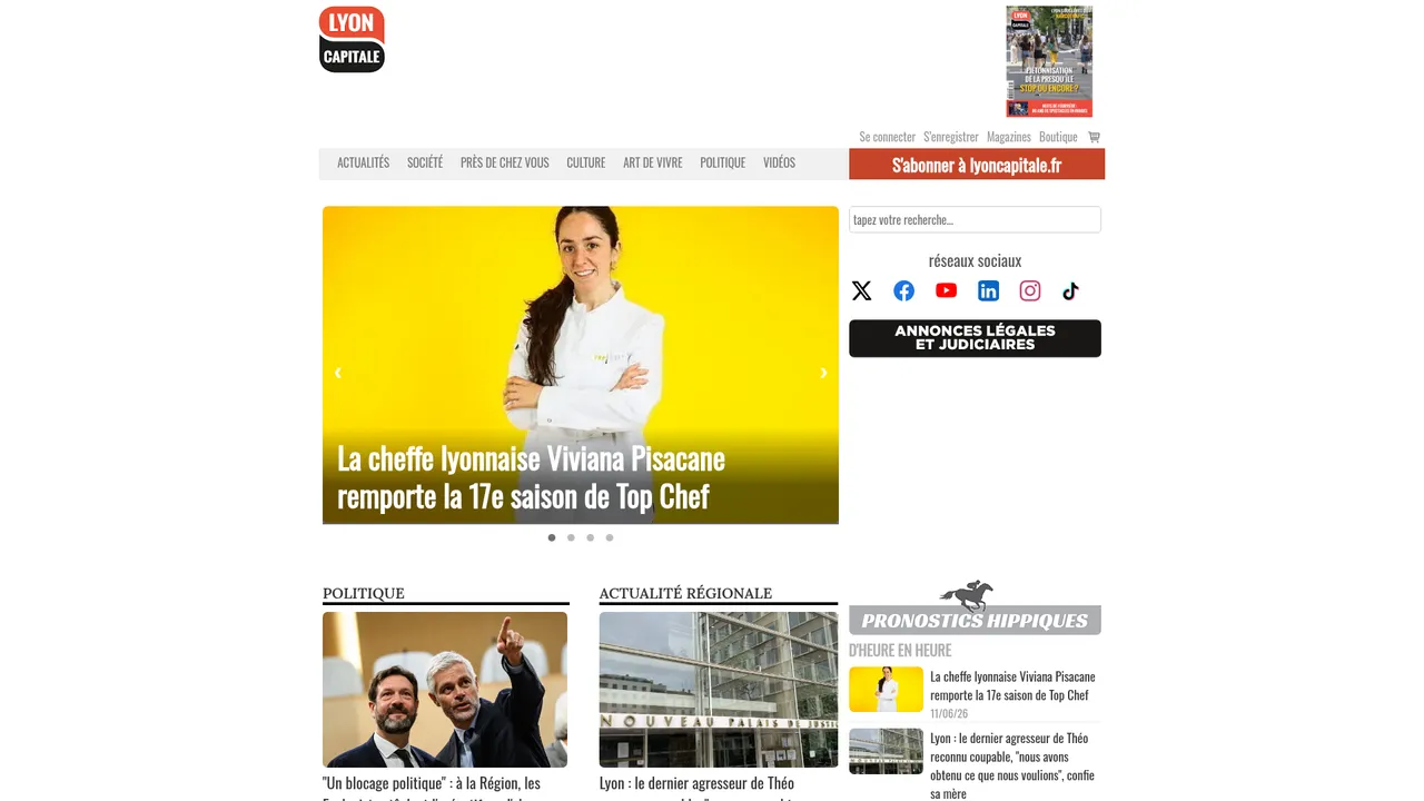 Screenshot de Lyon Capitale