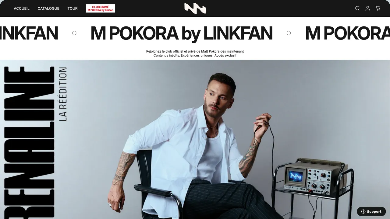 Screenshot de M POKORA STORE