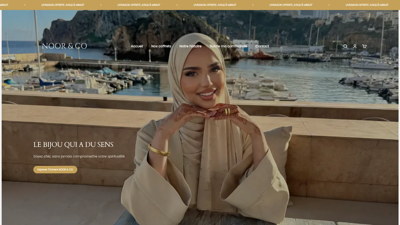 Aperçu du site Ma boutique