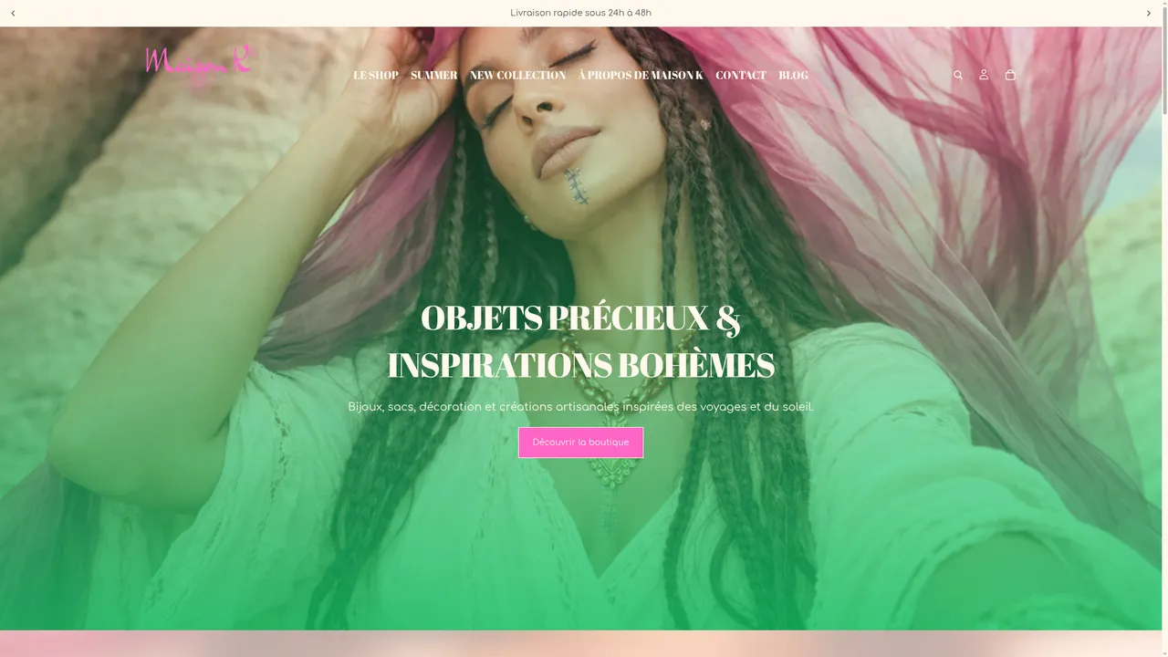 Screenshot de Ma boutique