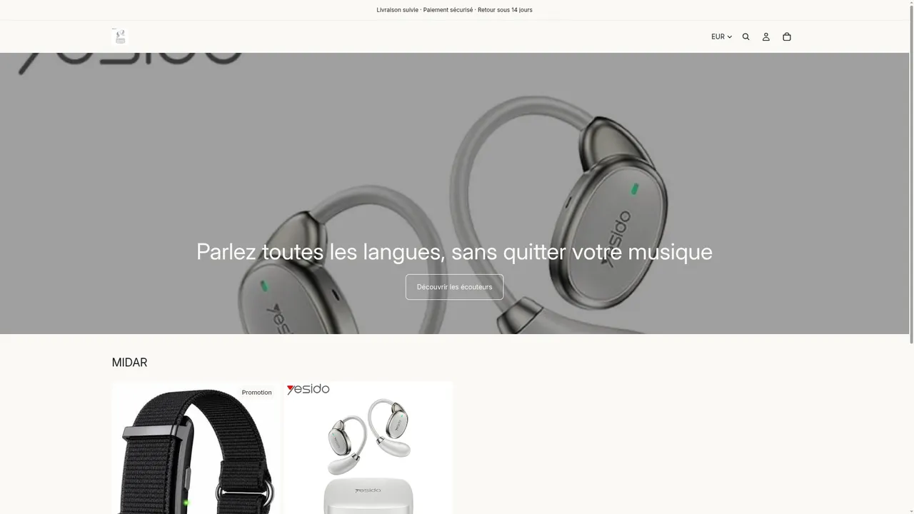 Screenshot de Ma boutique