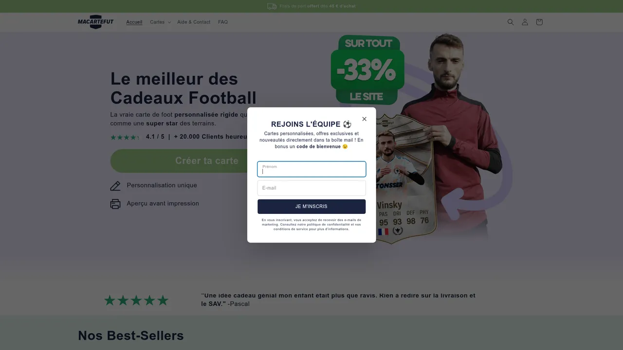 Screenshot de Ma Carte Fut