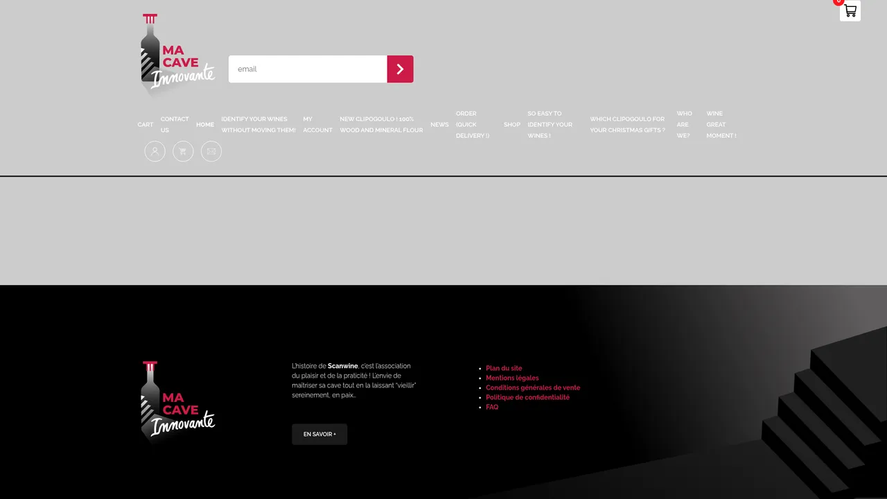 Screenshot de Ma Cave Innovante