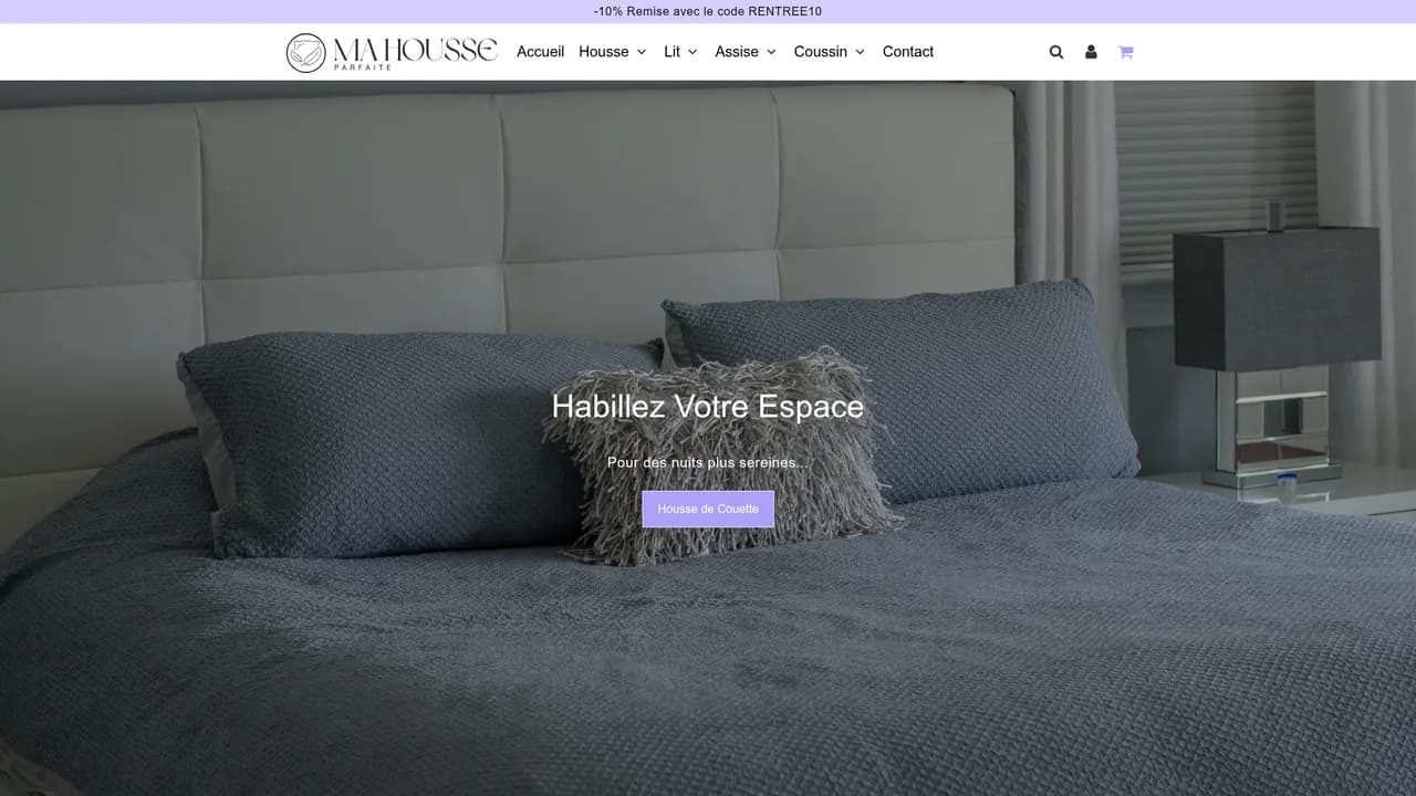 Screenshot de Ma Housse Parfaite