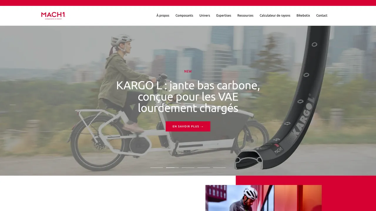 Aperçu du site Mach 1