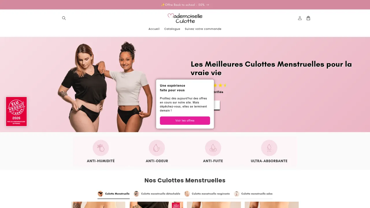 Screenshot de Mademoiselleculotte