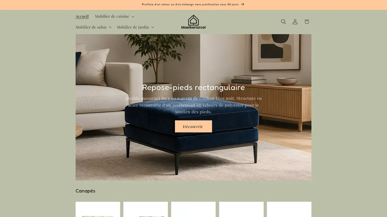 Aperçu du site Maelkeriarcel
