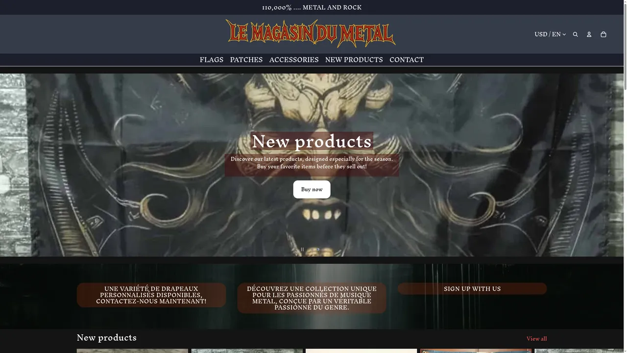 Screenshot de magasindumetal