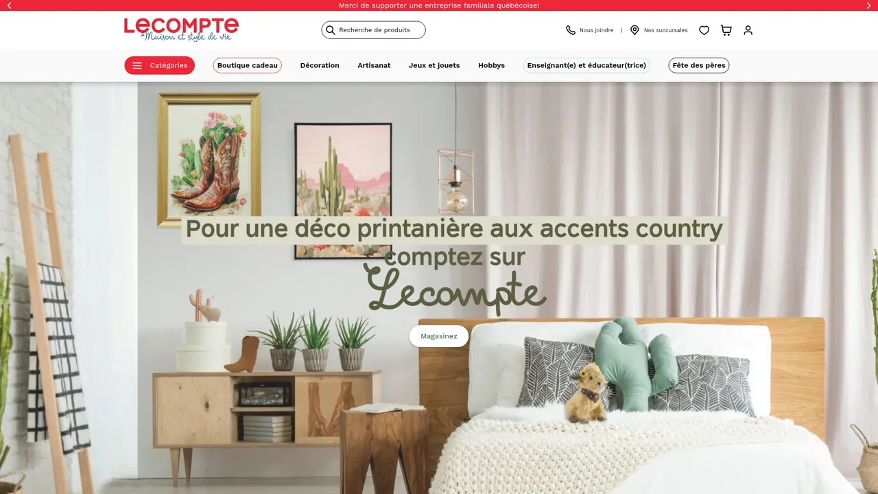 Screenshot de maglecompte.ca